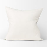 Jayden Cream w/ Black Print Linen Square Decorative Pillow Cover from Mercana - Luna Furniture