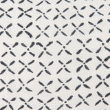 Jayden Cream w/ Black Print Linen Square Decorative Pillow Cover from Mercana - Luna Furniture