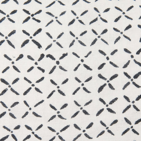 Jayden Cream w/ Black Print Linen Square Decorative Pillow Cover from Mercana - Luna Furniture