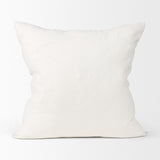 Jennelle Cream w/ Indigo Print Linen Square Decorative Pillow Cover from Mercana - Luna Furniture