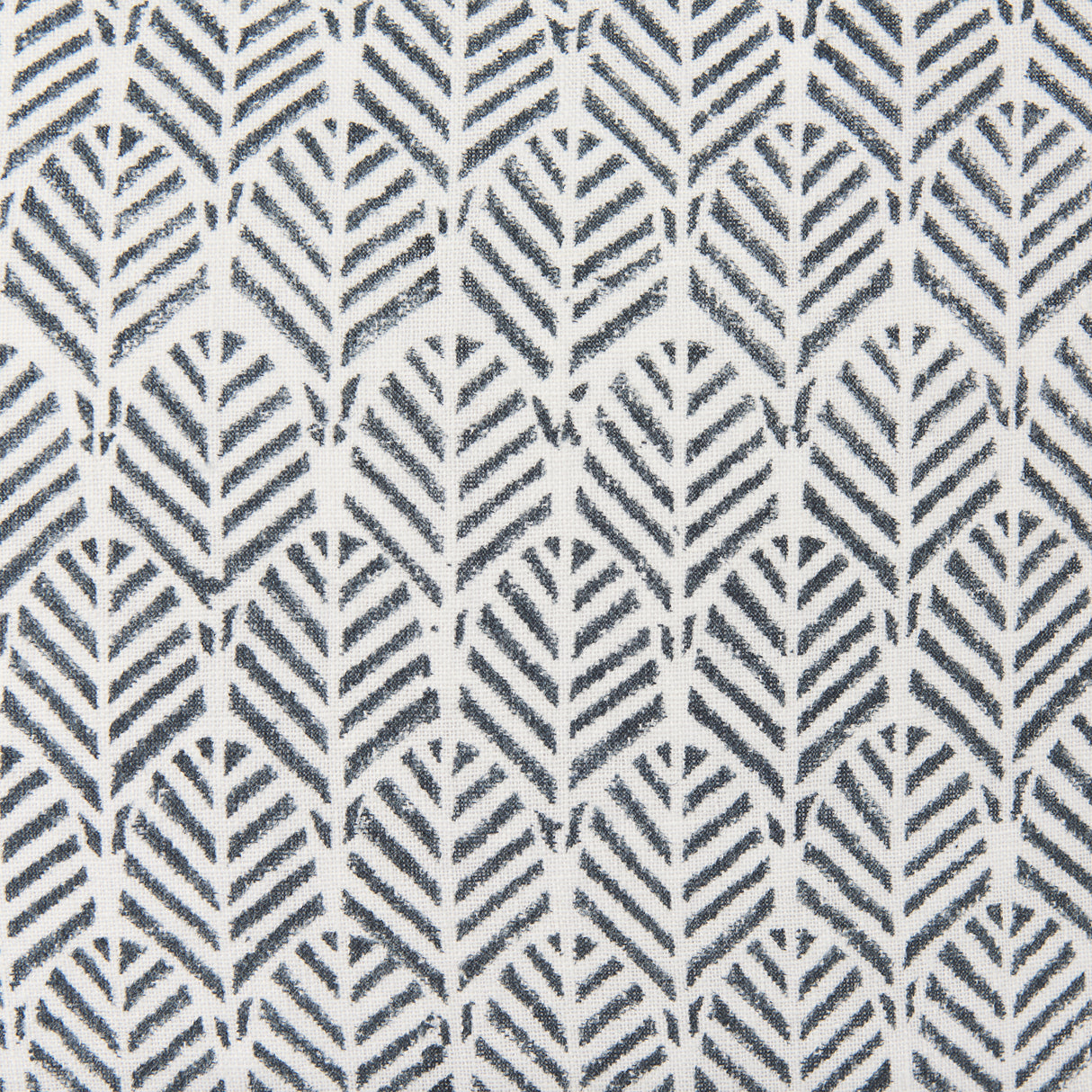 Jennelle Cream w/ Indigo Print Linen Square Decorative Pillow Cover from Mercana - Luna Furniture