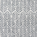 Jennelle Cream w/ Indigo Print Linen Square Decorative Pillow Cover from Mercana - Luna Furniture