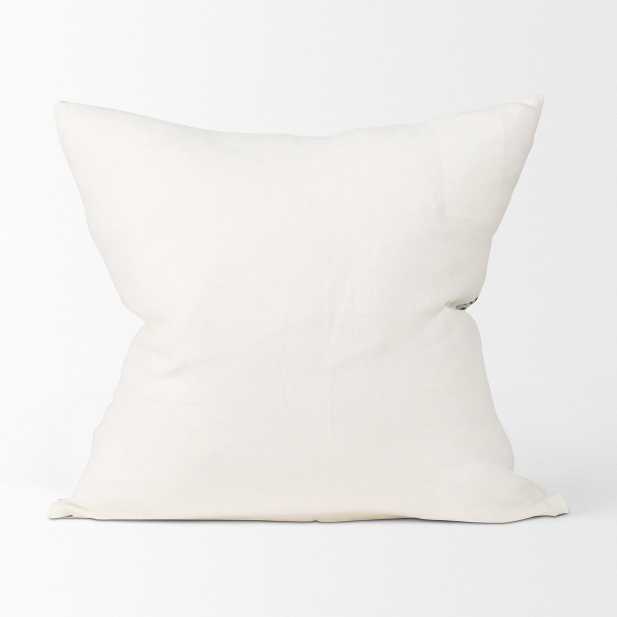 Jenna Cream w/ Black Print Linen Square Decorative Pillow Cover from Mercana - Luna Furniture