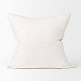 Jenna Cream w/ Black Print Linen Square Decorative Pillow Cover from Mercana - Luna Furniture