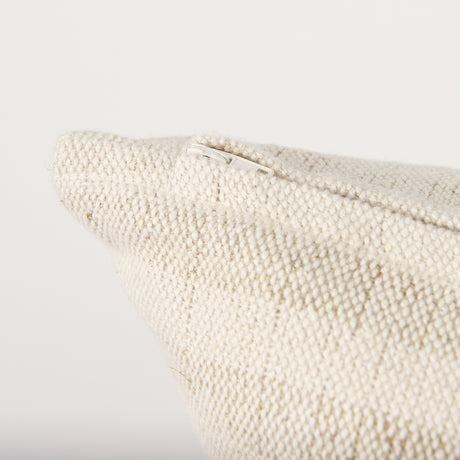 Jace Cream w/ Beige Stripe Linen-Cotton Square Decorative Pillow Cover from Mercana - Luna Furniture