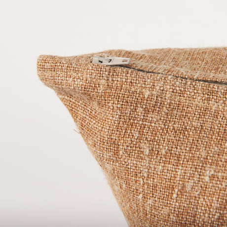 Jack Rust Linen Square Decorative Pillow Cover from Mercana - Luna Furniture