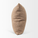 Jacklyn Brown Linen Square Decorative Pillow Cover from Mercana - Luna Furniture