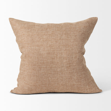 Jacklyn Brown Linen Square Decorative Pillow Cover from Mercana - Luna Furniture