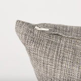 Jacklyn Grey Linen Square Decorative Pillow Cover from Mercana - Luna Furniture