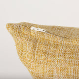 Jacklyn Mustard Linen Square Decorative Pillow Cover from Mercana - Luna Furniture
