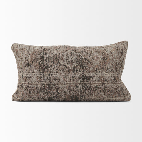 Khloe Taupe Lumbar Pillow Cover from Mercana - Luna Furniture