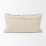 Khloe Taupe Lumbar Pillow Cover from Mercana - Luna Furniture