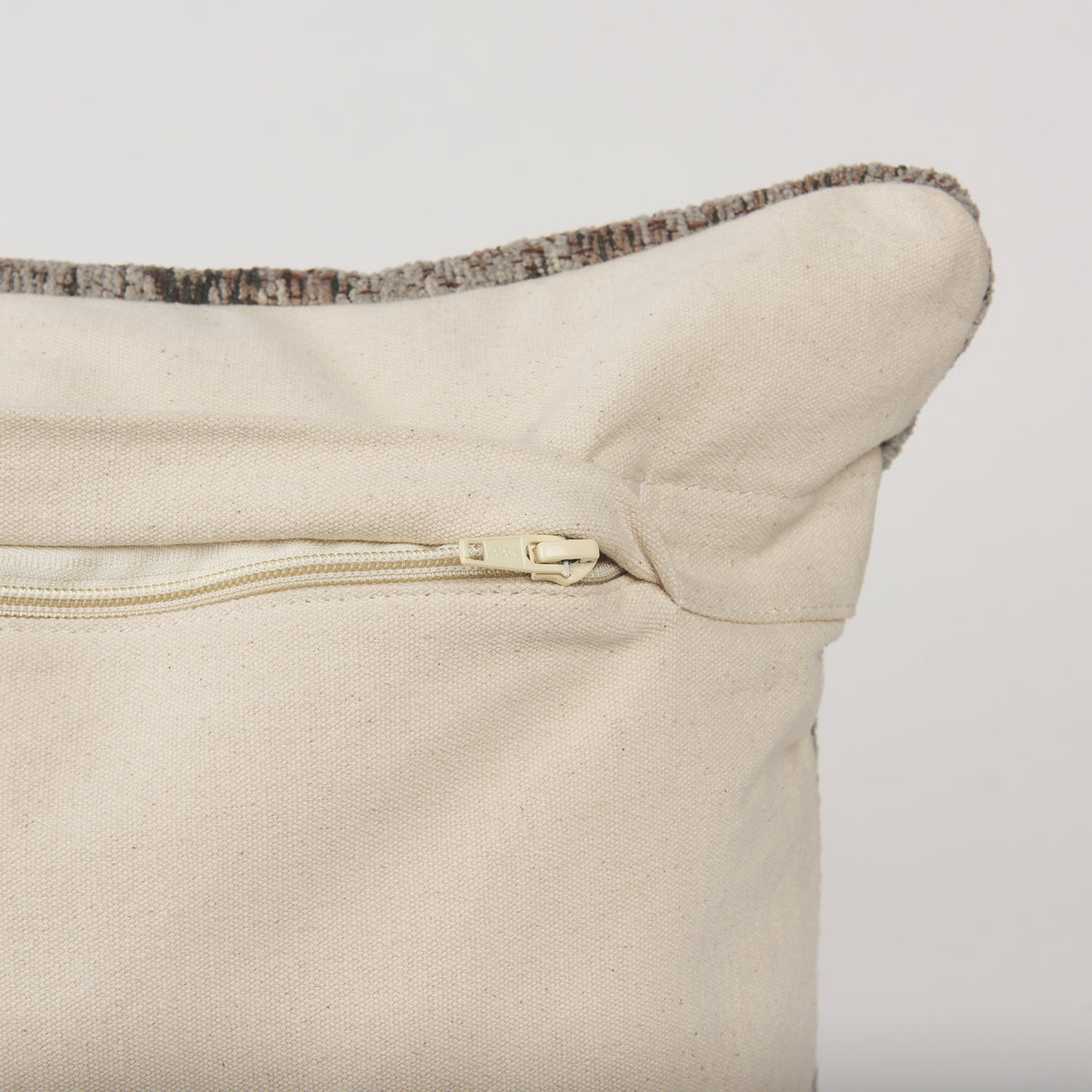 Khloe Taupe Lumbar Pillow Cover from Mercana - Luna Furniture