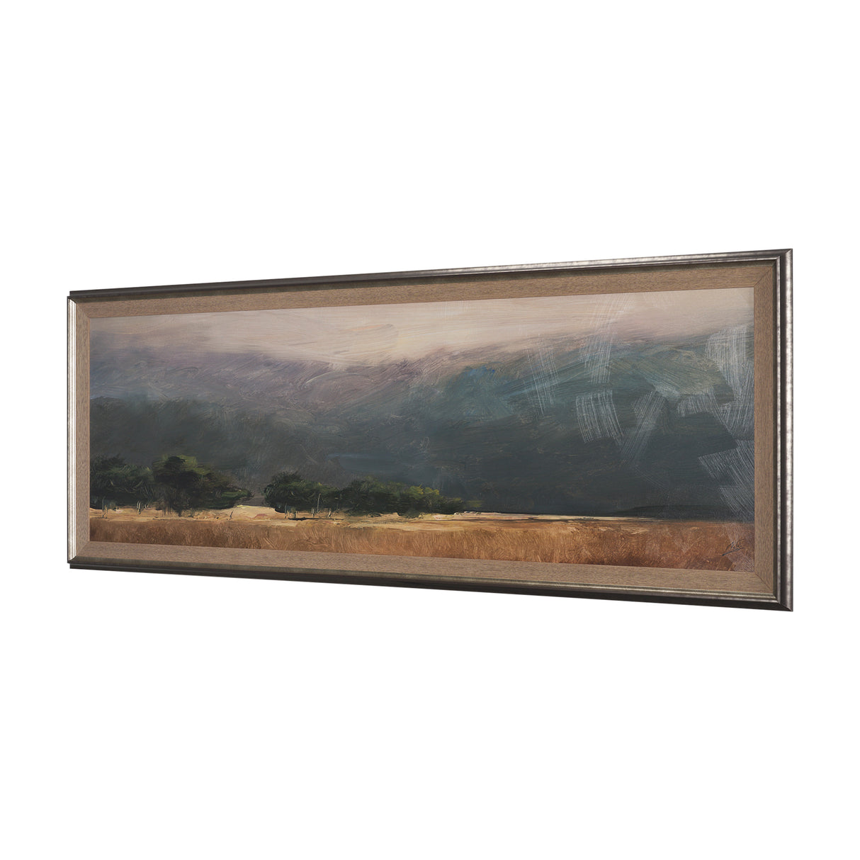 Haze Landscape by Mercana Studio a Hand Embellished Textured Framed Art Print from Mercana - Luna Furniture