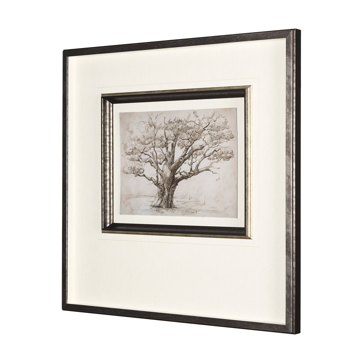 Secret Life of Tree by Mercana Studio Hand Embellished Textured Framed Art Print Matted under Glass from Mercana - Luna Furniture