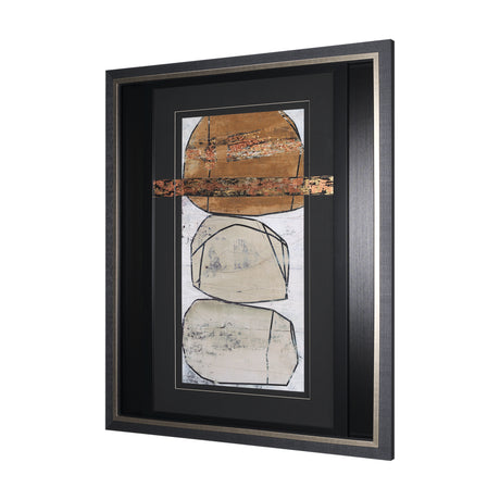 Dim Sum I by Nancy Ngo a Hand Embellished Textured Framed Art Print Matted under Glass from Mercana - Luna Furniture