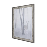 A Winter Day in Forest I by Mercana Studio Hand Embellished Framed Art Print Matted under Glass from Mercana - Luna Furniture