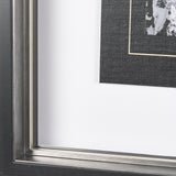 Black Composition I by Mercana Studio Hand Embellished Textured Framed Art Print Matted under Glass from Mercana - Luna Furniture