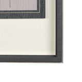 Rain of Feather Warm Gray by Mercana Studio Hand Embellished Framed Art Print Matted under Glass from Mercana - Luna Furniture