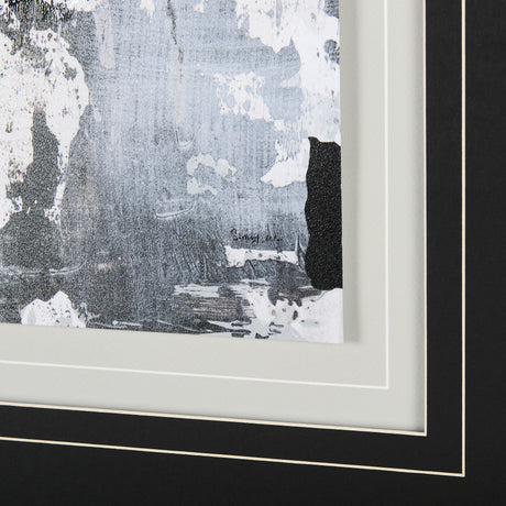 The Fog I by Mercana Studio a Hand Embellished Textured Framed Art Print Matted under Glass from Mercana - Luna Furniture
