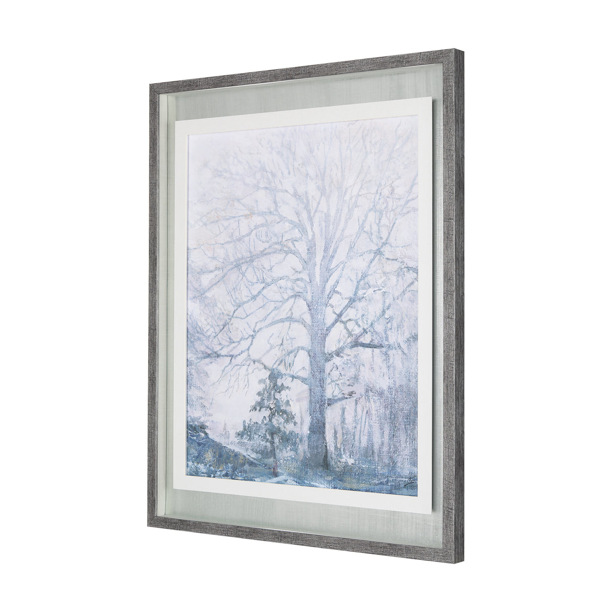 A Fresh Winter Morning I by Mercana Studio Hand Embellished Framed Art Print Matted under Glass from Mercana - Luna Furniture