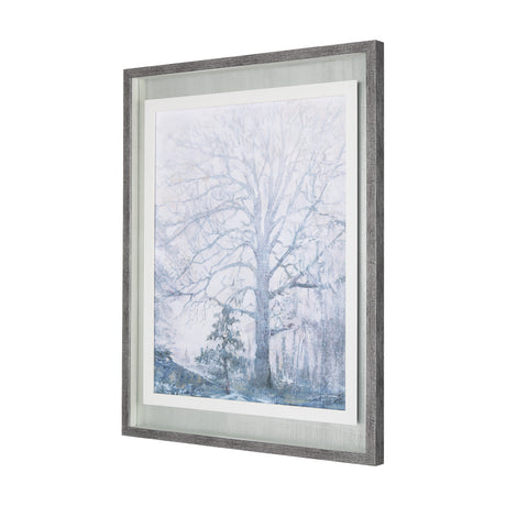 A Fresh Winter Morning I by Mercana Studio Hand Embellished Framed Art Print Matted under Glass from Mercana - Luna Furniture
