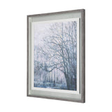 A Fresh Winter Morning II by Mercana Studio Hand Embellished Framed Art Print Matted under Glass from Mercana - Luna Furniture