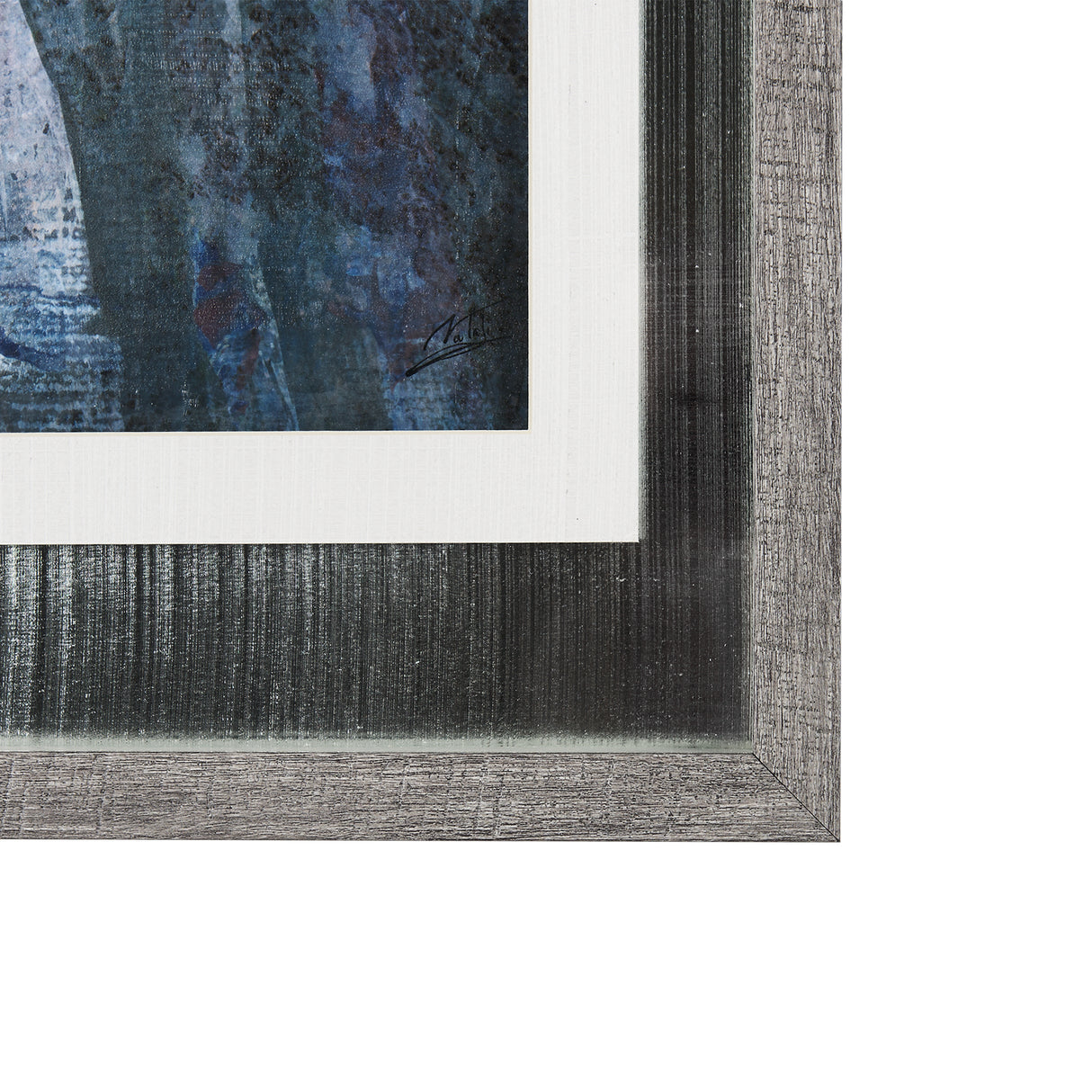 A Fresh Winter Morning II by Mercana Studio Hand Embellished Framed Art Print Matted under Glass from Mercana - Luna Furniture