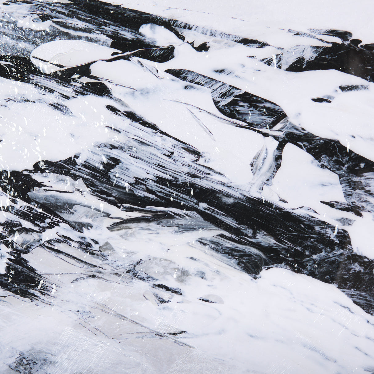 Black Strokes III by Mercana Studio a Hand Embellished Textured Framed Art Print Matted under Glass from Mercana - Luna Furniture