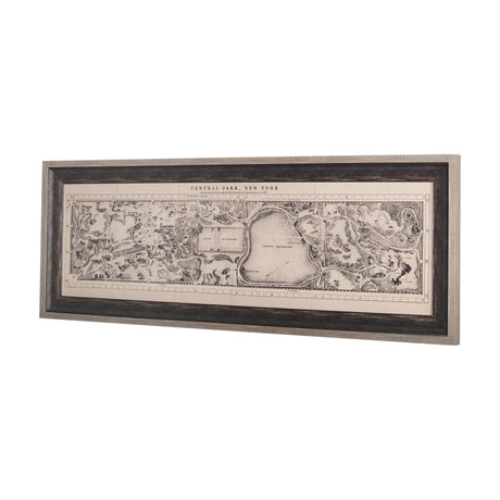 Central Park, New York by Mercana Studio a Hand Embellished Textured Framed Art Print from Mercana - Luna Furniture
