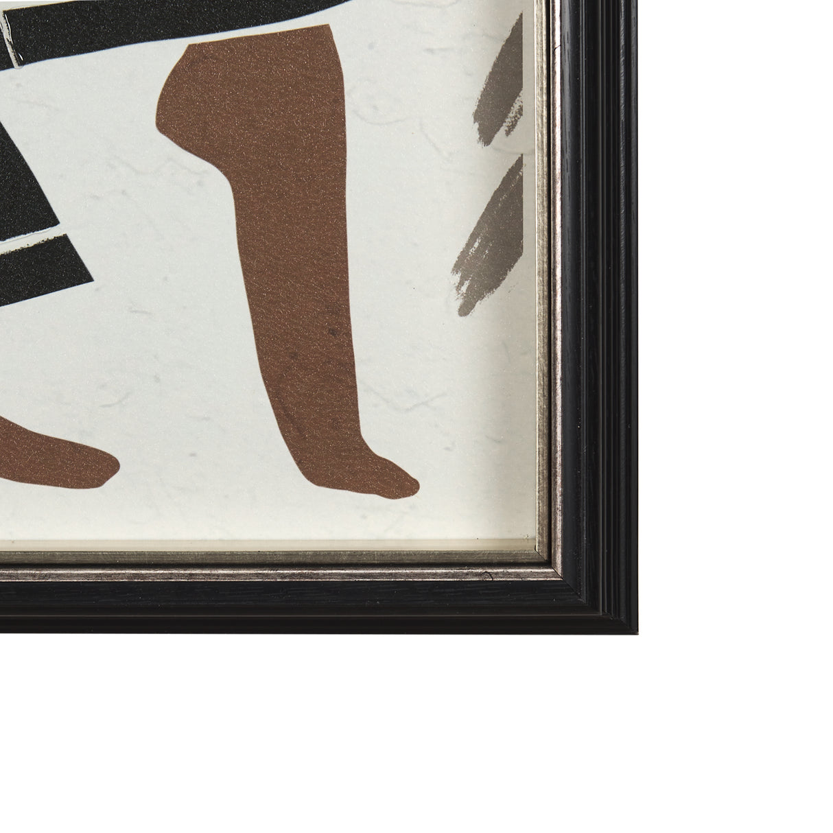 Bold People - Rowan by Mercana Studio Hand Embellished Textured Framed Art Print Matted under Glass from Mercana - Luna Furniture