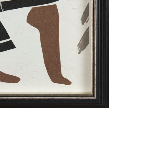 Bold People - Rowan by Mercana Studio Hand Embellished Textured Framed Art Print Matted under Glass from Mercana - Luna Furniture