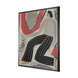 Bold People - Ellis by Mercana Studio Hand Embellished Textured Framed Art Print Matted under Glass from Mercana - Luna Furniture