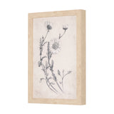 Chamomile Drawing I by Mercana Studio a Hand Embellished Textured Framed Art Print from Mercana - Luna Furniture