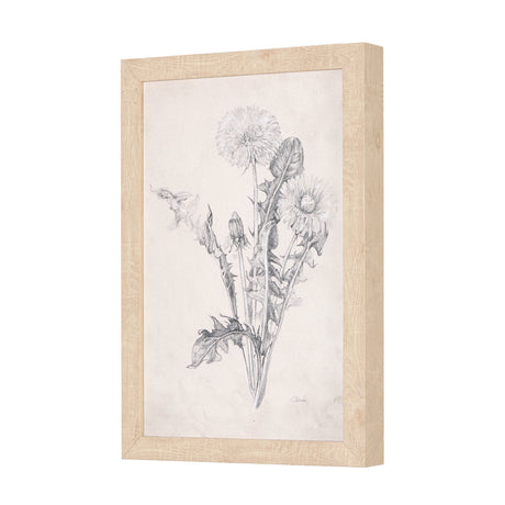 Chamomile Drawing I by Mercana Studio a Hand Embellished Textured Framed Art Print from Mercana - Luna Furniture