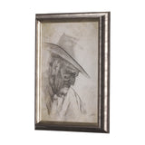 Old West Collection I ( Farm view) by Mercana Studio a Hand Embellished Textured Framed Art Print from Mercana - Luna Furniture