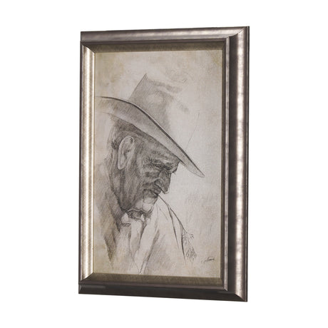 Old West Collection I ( Farm view) by Mercana Studio a Hand Embellished Textured Framed Art Print from Mercana - Luna Furniture