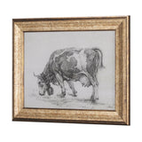 Old West Collection I ( Farm view) by Mercana Studio a Hand Embellished Textured Framed Art Print from Mercana - Luna Furniture