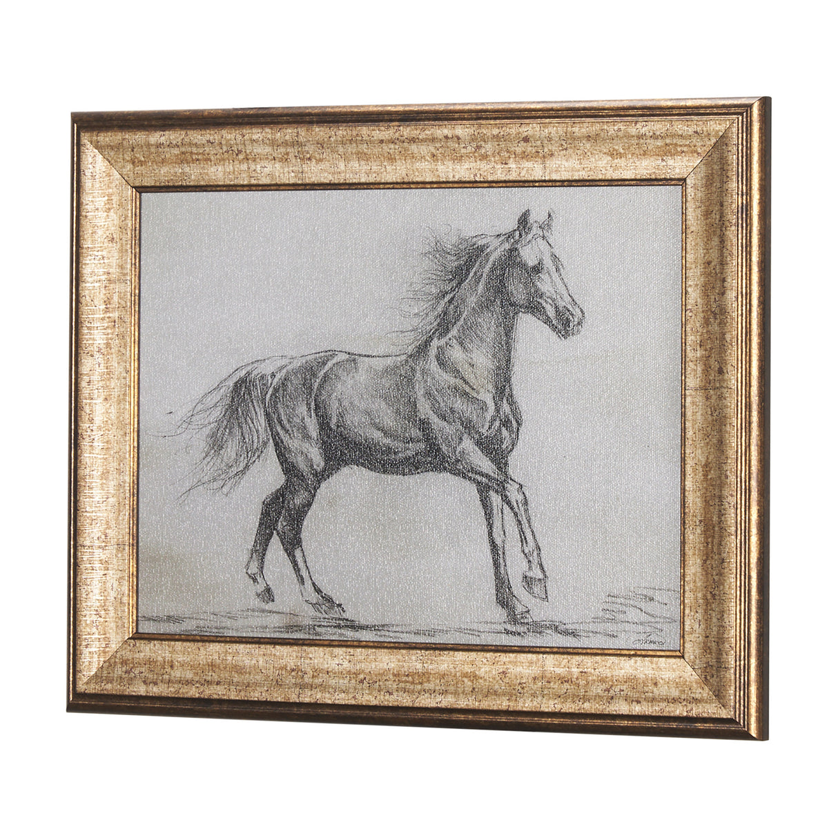 Old West Collection I ( Farm view) by Mercana Studio a Hand Embellished Textured Framed Art Print from Mercana - Luna Furniture