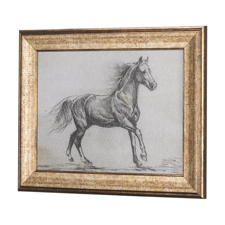 Old West Collection I ( Farm view) by Mercana Studio a Hand Embellished Textured Framed Art Print from Mercana - Luna Furniture
