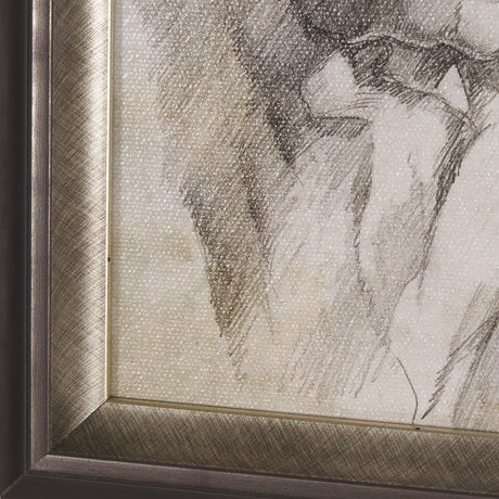 Old West Collection I ( Farm view) by Mercana Studio a Hand Embellished Textured Framed Art Print from Mercana - Luna Furniture