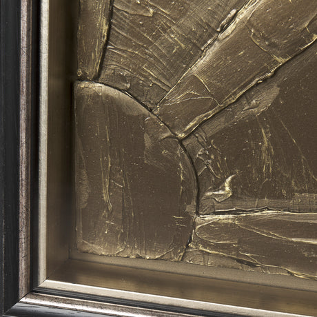 The Bronze Spark III by Studio M a handmade Original Framed Artwork under Glass from Mercana - Luna Furniture