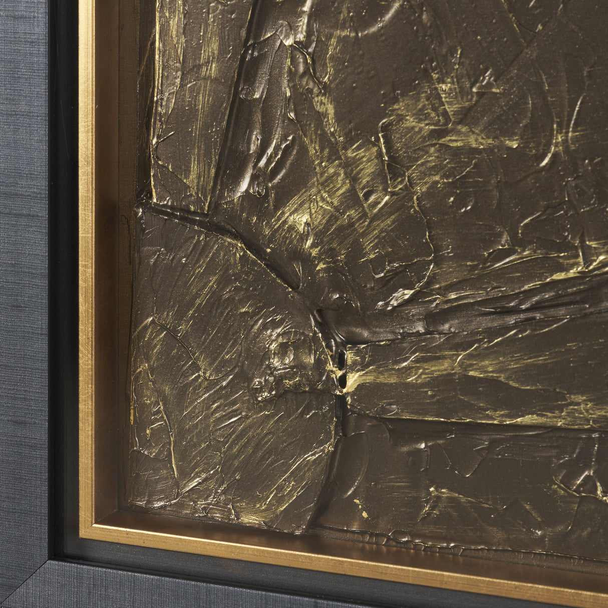 The Bronze Spark III by Studio M a handmade Original Framed Artwork under Glass from Mercana - Luna Furniture