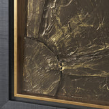 The Bronze Spark III by Studio M a handmade Original Framed Artwork under Glass from Mercana - Luna Furniture