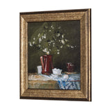 Still Life with Tangerine by Mercana Studio a Hand Embellished Textured Framed Art Print from Mercana - Luna Furniture