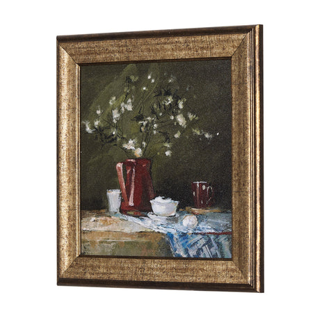 Still Life with Tangerine by Mercana Studio a Hand Embellished Textured Framed Art Print from Mercana - Luna Furniture