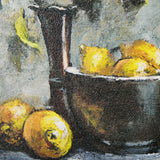 Still Life with Tangerine by Mercana Studio a Hand Embellished Textured Framed Art Print from Mercana - Luna Furniture