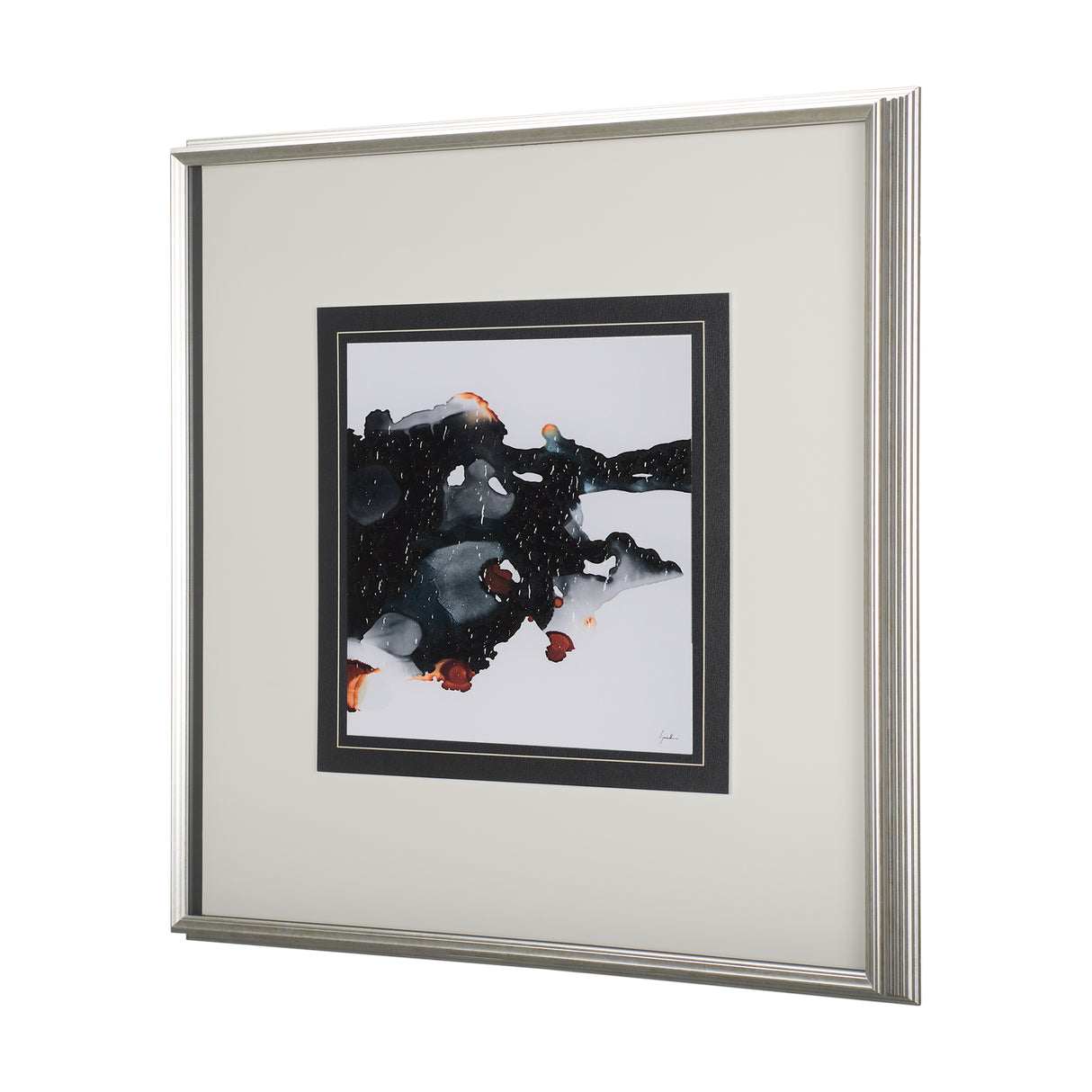 Shimmering Night III by Mercana Studio Hand Embellished Textured Framed Art Print Matted under Glass from Mercana - Luna Furniture