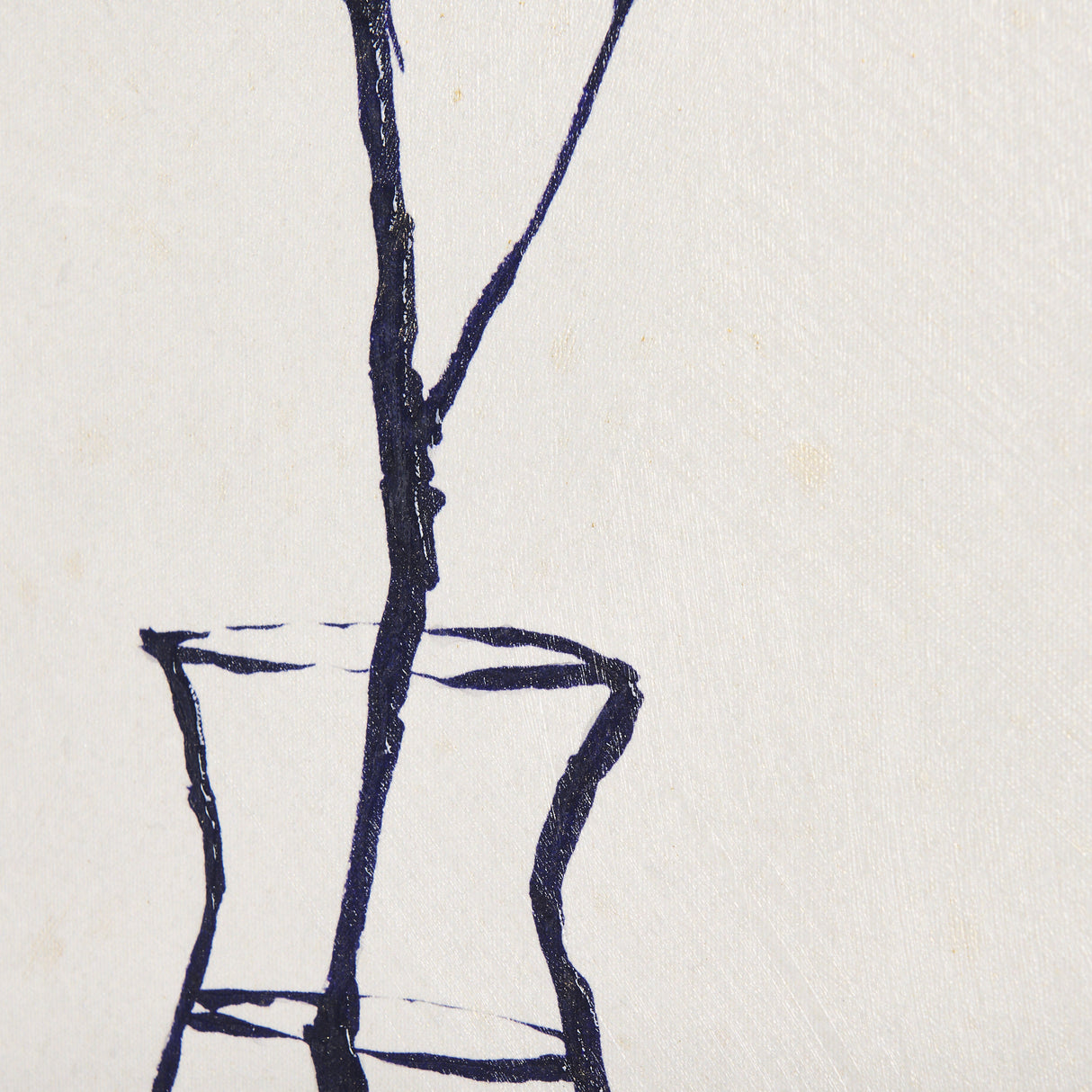 Sapphire Vase II by Mercana Studio a Hand Embellished Textured Canvas from Mercana - Luna Furniture
