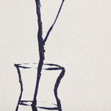 Sapphire Vase II by Mercana Studio a Hand Embellished Textured Canvas from Mercana - Luna Furniture